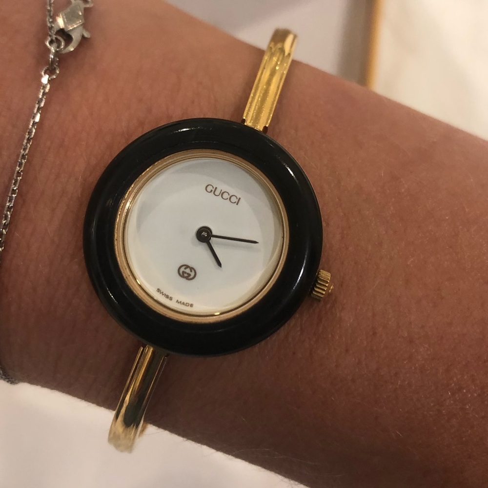 Vintage Gucci gold watch